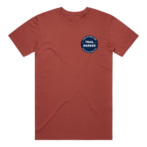 We love the ADKs so much, we took an original photo taken from the Gothics and put it on the back of an ultra-comfy tee. The front design features an illustration of an Adirondack Park trail marker.  Only found at 518 Prints  Tee features: Regular fit, crew neck, mid weight, 5.3 oz/yd2, 28-singles, 100% combed cotton (heathers 15% viscose), neck ribbing, side seamed, shoulder to shoulder tape, double needle hems, and preshrunk to minimize shrinkage.