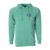 Handcrafted in Upstate New York - this ultra-comfortable hoodie is perfect for any occasion. Custom design is printed on the front and back of this teal hooded sweatshirt.  Only Found at 518 Prints