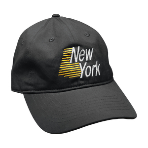 Dad hats - not just for dads anymore! Show your state pride in our New York Dad Hat. Comes in black or harbor blue.  Only Found at 518 Prints