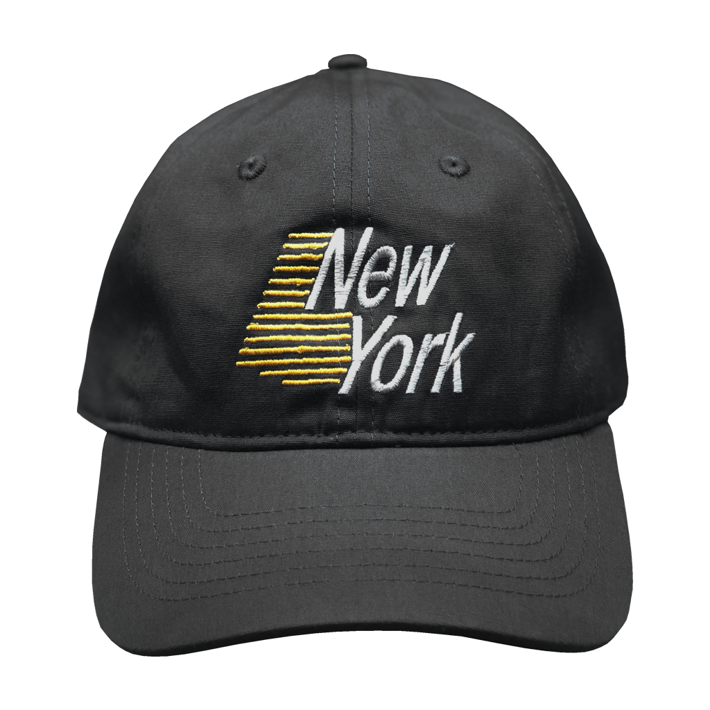 Dad hats - not just for dads anymore! Show your state pride in our New York Dad Hat. Comes in black or harbor blue.  Only Found at 518 Prints
