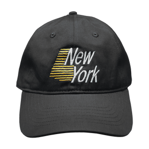 Dad hats - not just for dads anymore! Show your state pride in our New York Dad Hat. Comes in black or harbor blue.  Only Found at 518 Prints