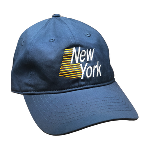 Dad hats - not just for dads anymore! Show your state pride in our New York Dad Hat. Comes in black or harbor blue.  Only Found at 518 Prints