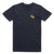 Simple and clean, our "Simple Script" tee features the word Troy in gold script on the front and back of a navy blue tee.  Only found at 518 Prints