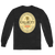 Troy Police Benevolent Association's St. Patrick's Day Design on the front and Collar City Seal design on the back of a black cotton longsleeve shirt. 