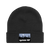 Featuring our custom "Upstate Night" patch, this black beanie is perfect for chilly weather. The patch features the words "Upstate NY" and a design of a forest and moon skyline.  Only found at 518 Prints