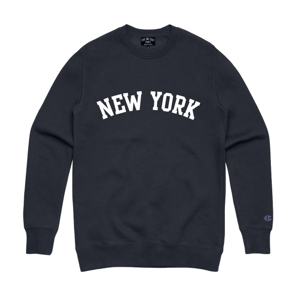 Upstate blue shop champion crew neck