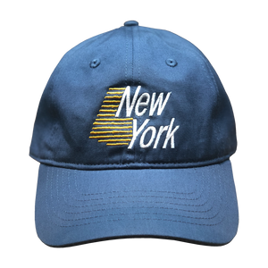 Dad hats - not just for dads anymore! Show your state pride in our New York Dad Hat. Comes in black or harbor blue.  Only Found at 518 Prints
