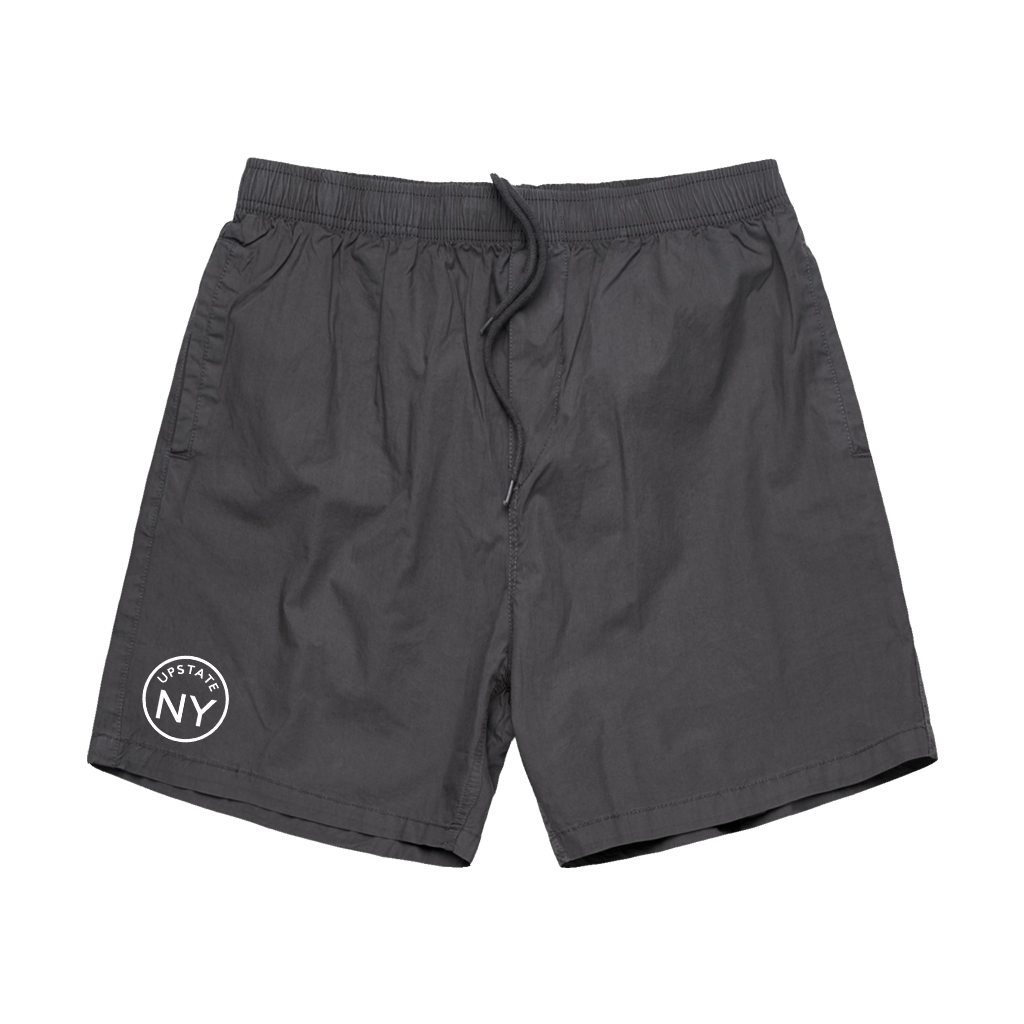 These comfortable, all-weather shorts feature our signature "Upstate Circle" design, printed on the right hem in white ink. Breathable and dynamic, these shorts are perfect for any activity or occasion!  Only found at 518 Prints