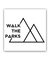 WALK THE PARKS LOGO STICKER